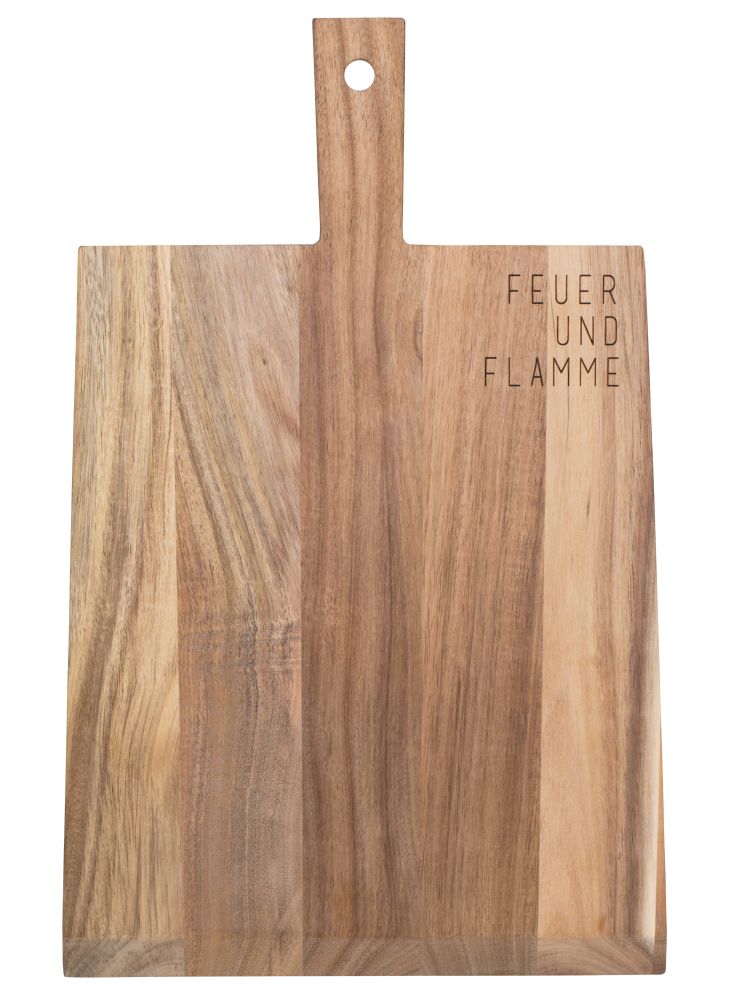 Küchenbrett "Feuer und Flamme"