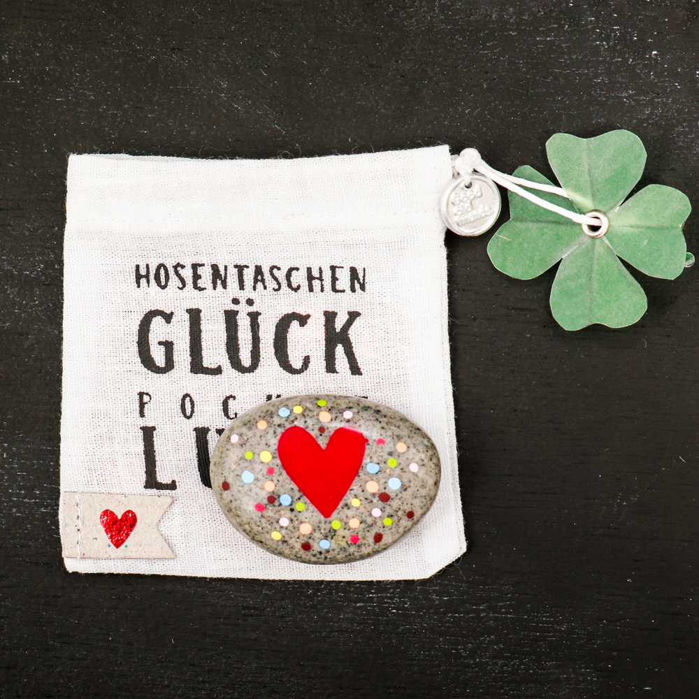 Hosentaschen Glück "Herz"