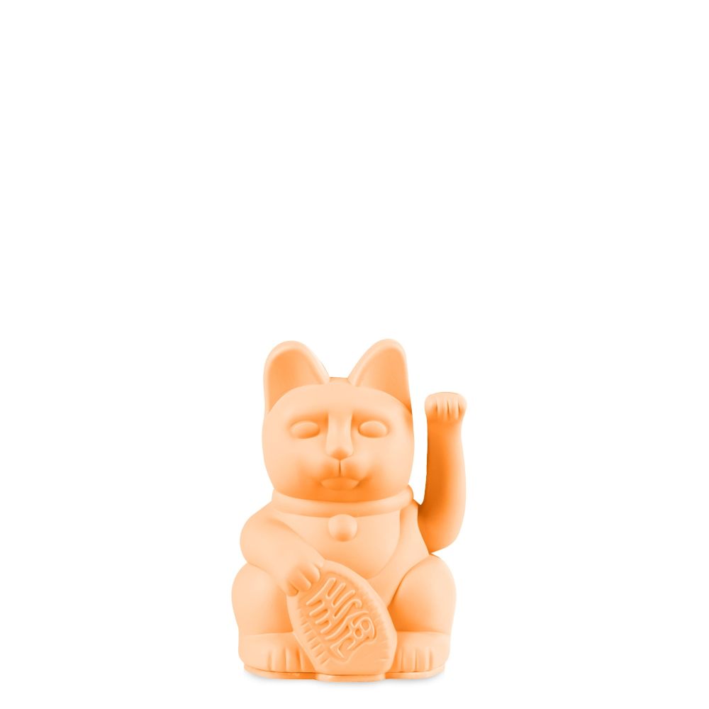 Mini Winkekatze "Lucky Cat Peach"