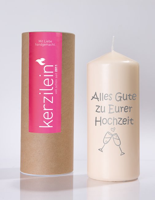 Flamme "Alles Gute zu Eurer Hochzeit"