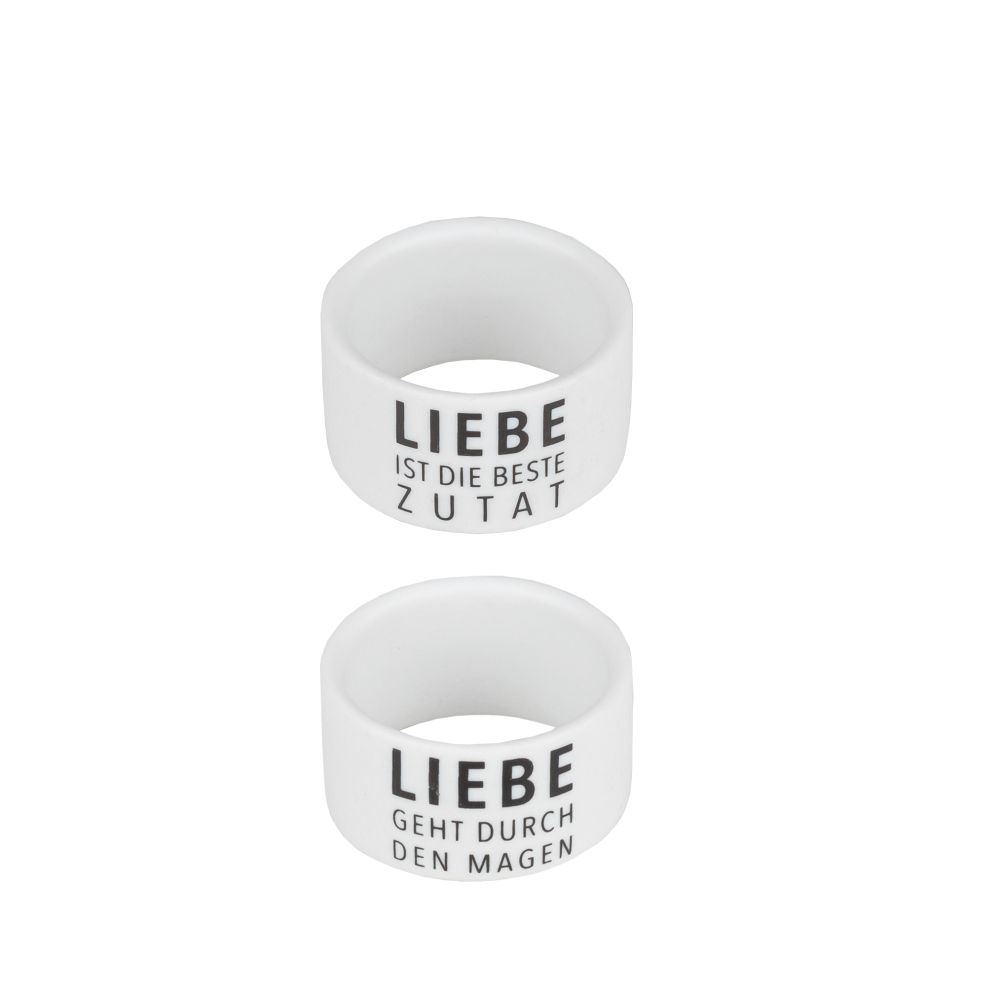 Serviettenring 2er Set "Liebe"