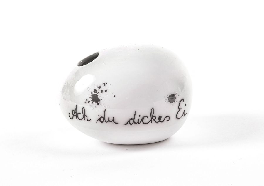 Eiervase "Ach du dickes Ei"