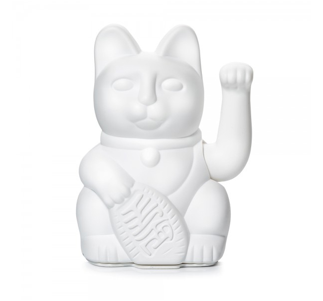 Winkekatze "Lucky Cat White"