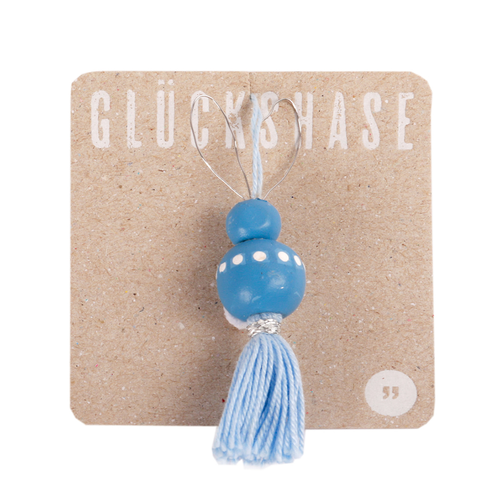 Glückshase, Blau