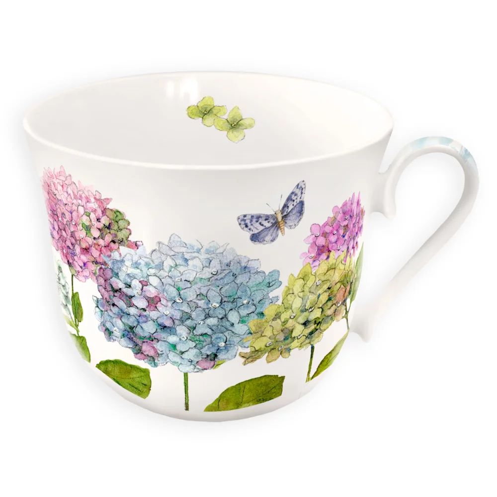 Tasse Hortensien