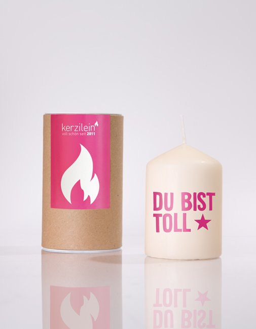 Flämmchen "Du bist toll"