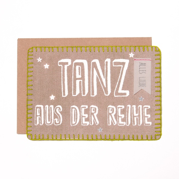 Stoffpost "Tanz aus der Rheihe"