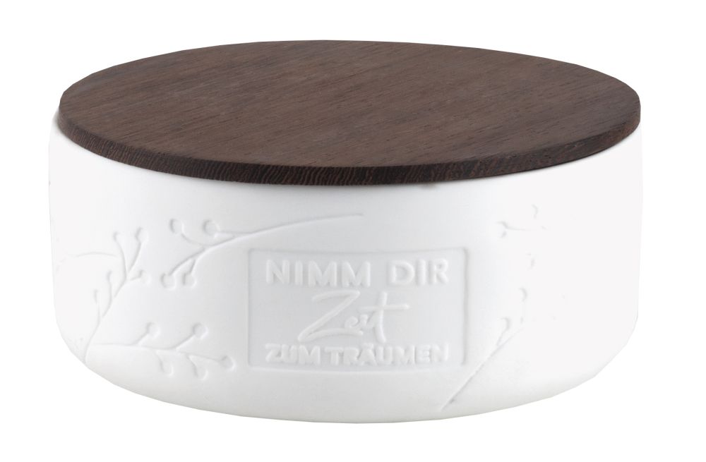 Porzellanduftkerze "Nimm dir Zeit" Vanille und Anis