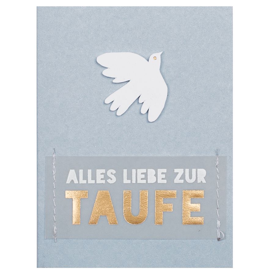 Minikarte "Alles Liebe zur Taufe"