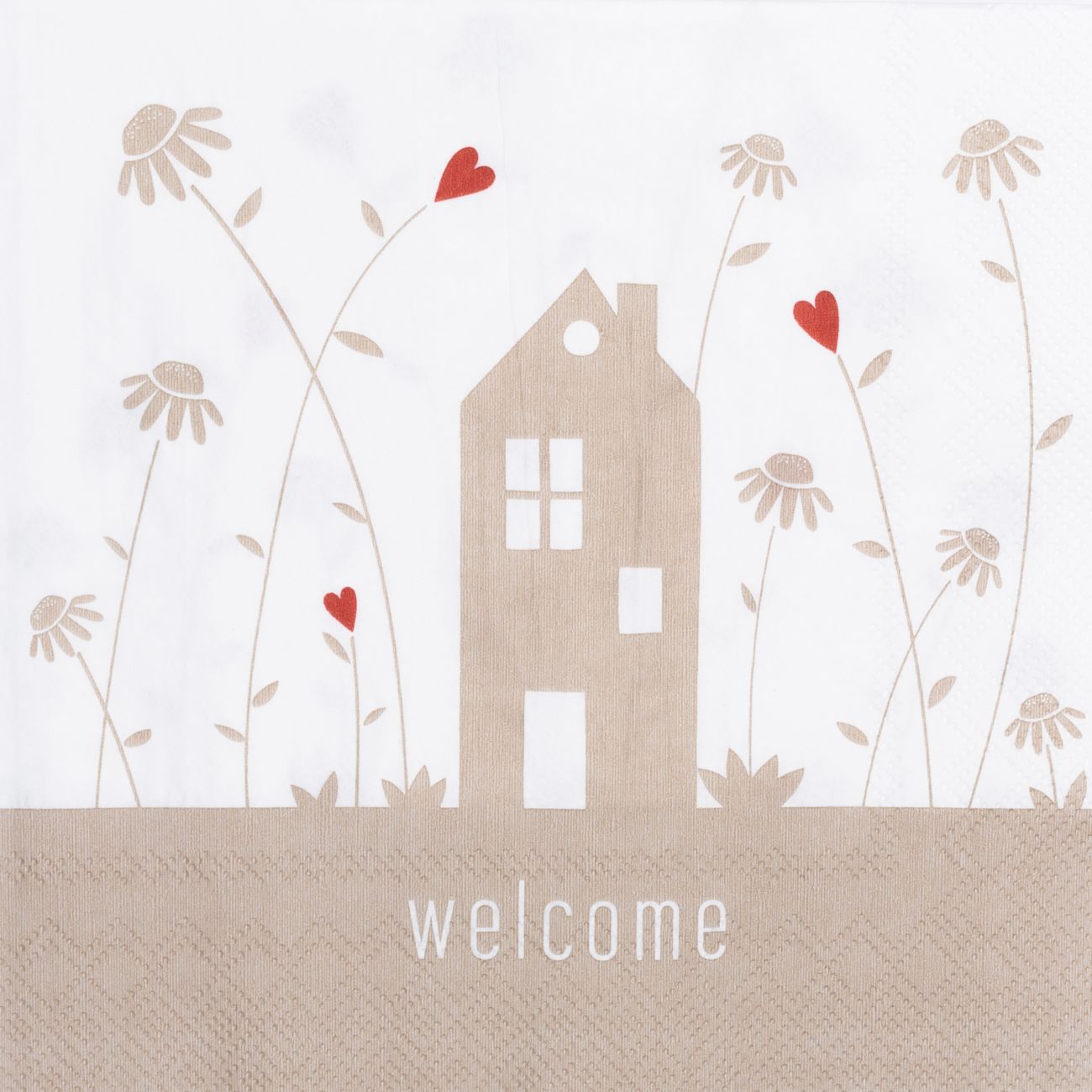 Serviette "Welcome"