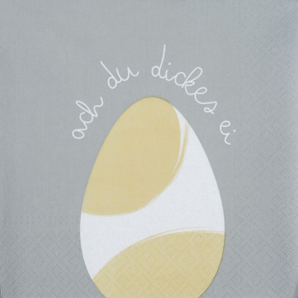 OSTERN Serviette Ach du dickes Ei