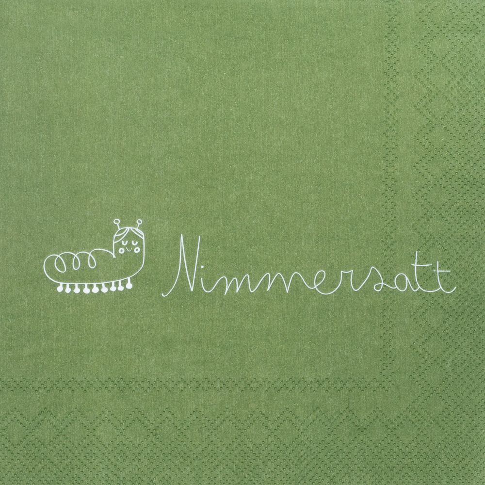 Serviette "Nimmersatt"