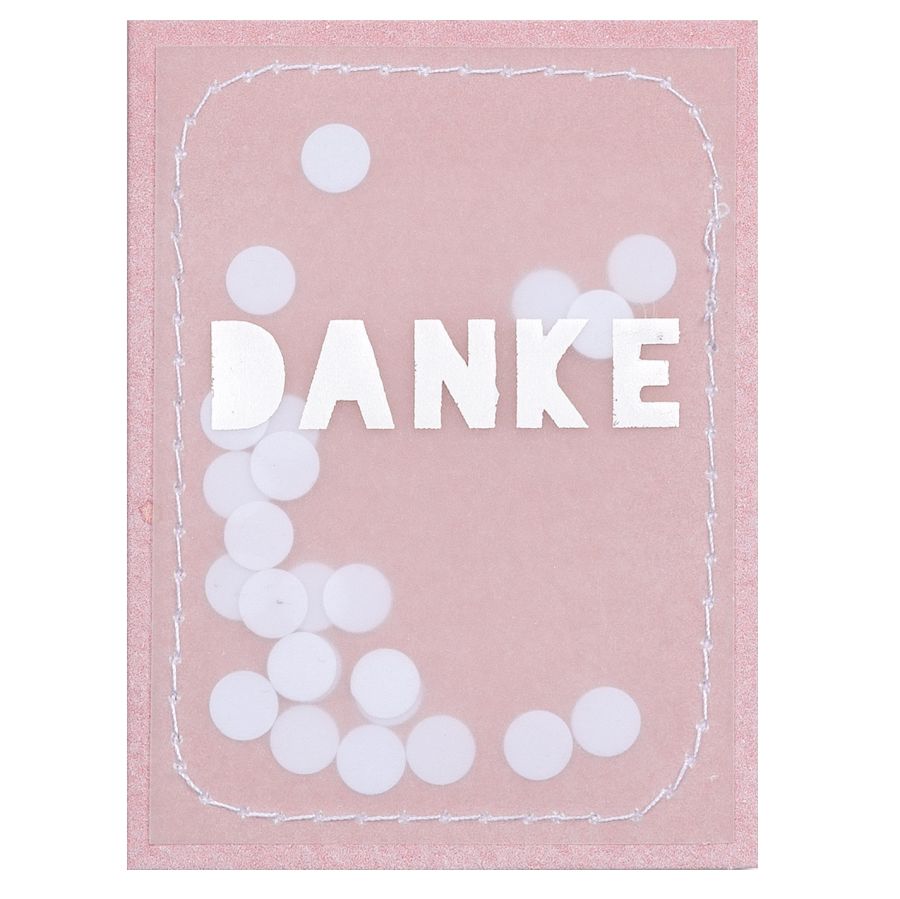 Minikarte "Danke"