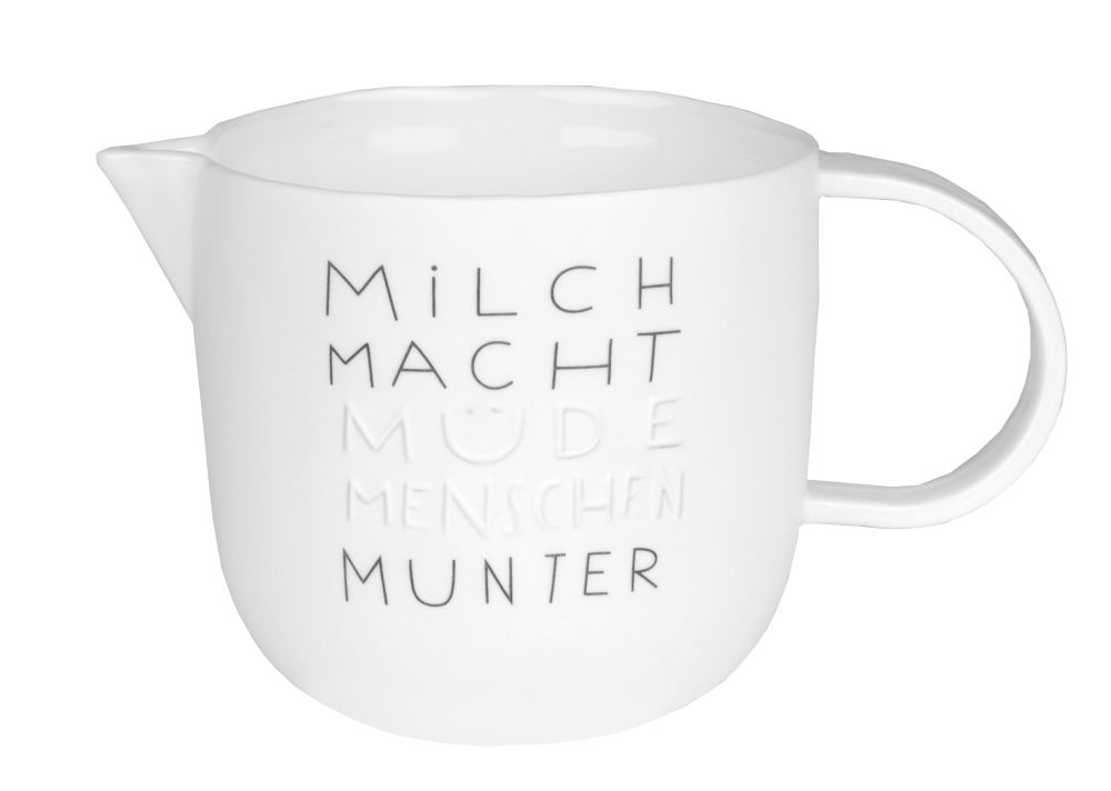 Guten Morgen. Milchkännchen "Milch macht"