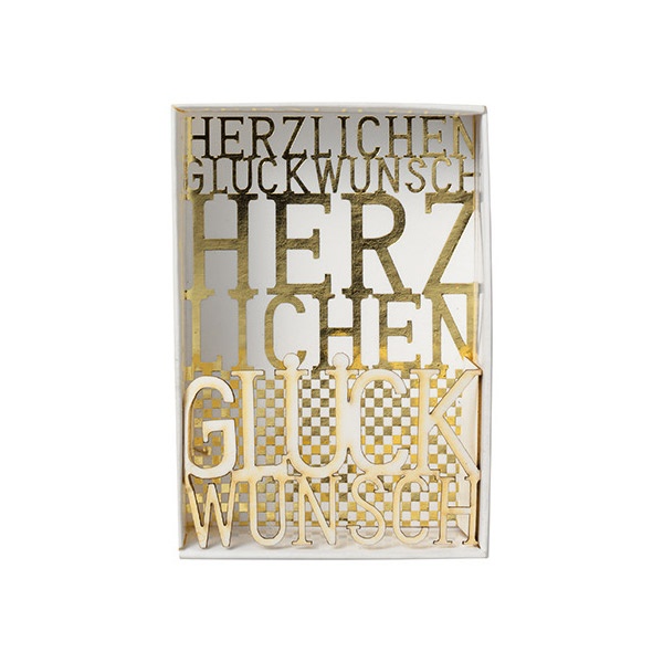 Herzstücke Wunschschachtel Herzlichen Glückwunsch