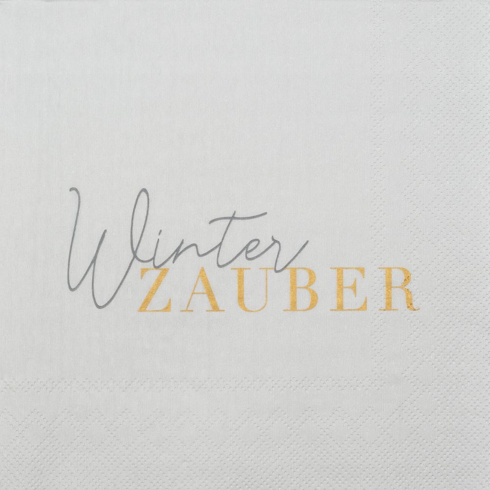 Serviette Winterzauber