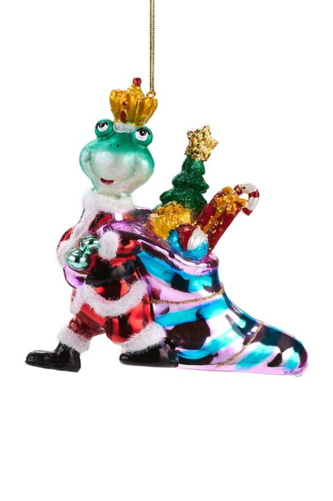 Hänger "Frosch mit Geschenken"