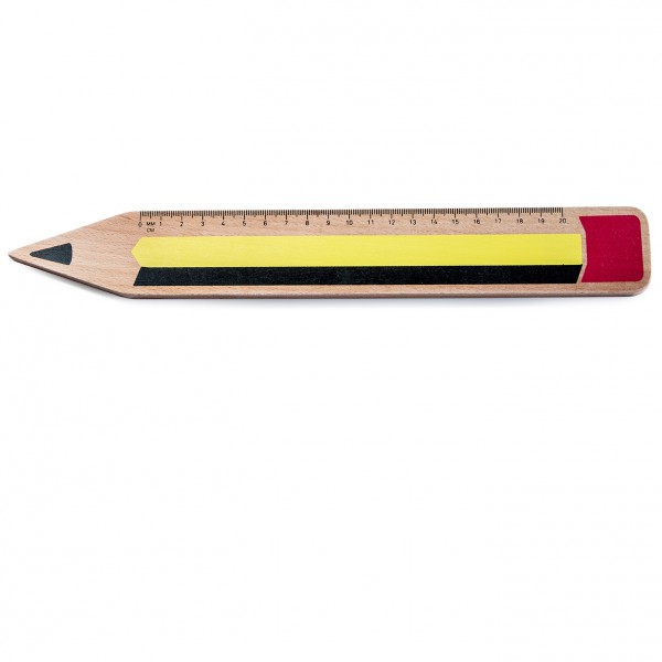 Funky Ruler Pencilmania - Holzlineal