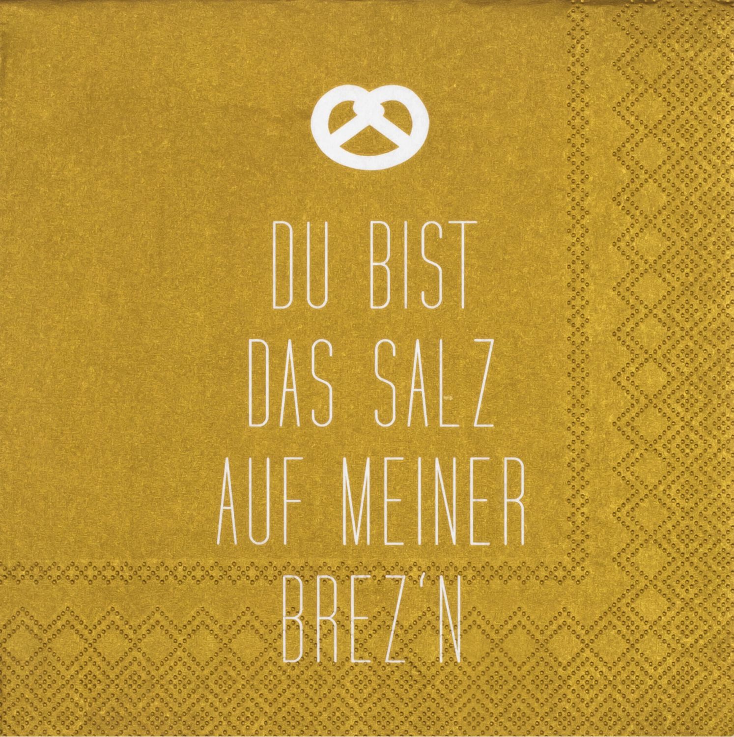 Serviette "Du bist das Salz"