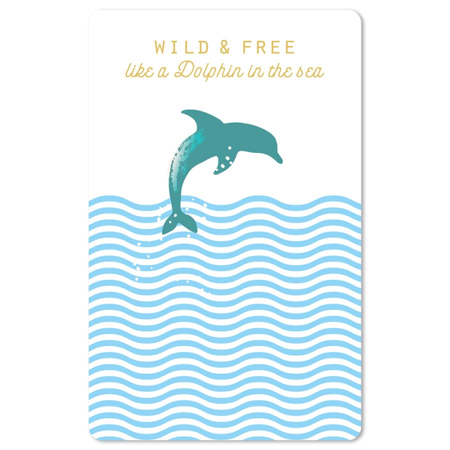 Lunacard Postkarte "Dolphin"