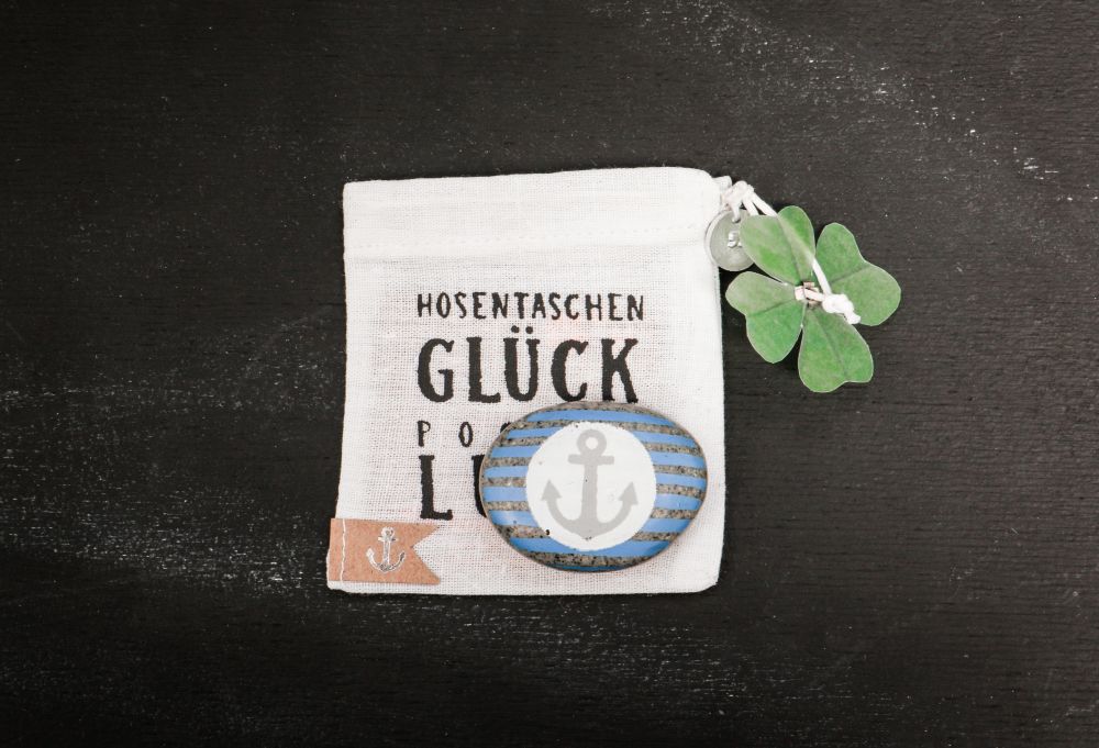 Hosentaschen Glück "Anker"