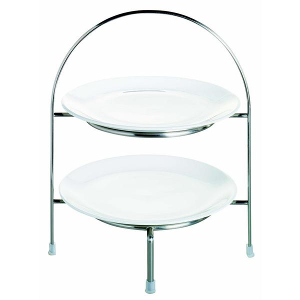 Metall-Etagere, 2-Stufig, 28 cm