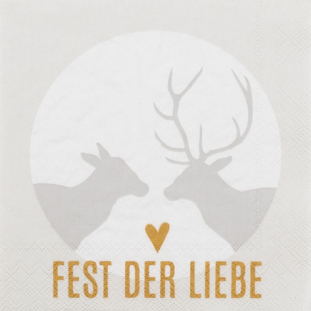 Cocktailserviette "Fest der Liebe"