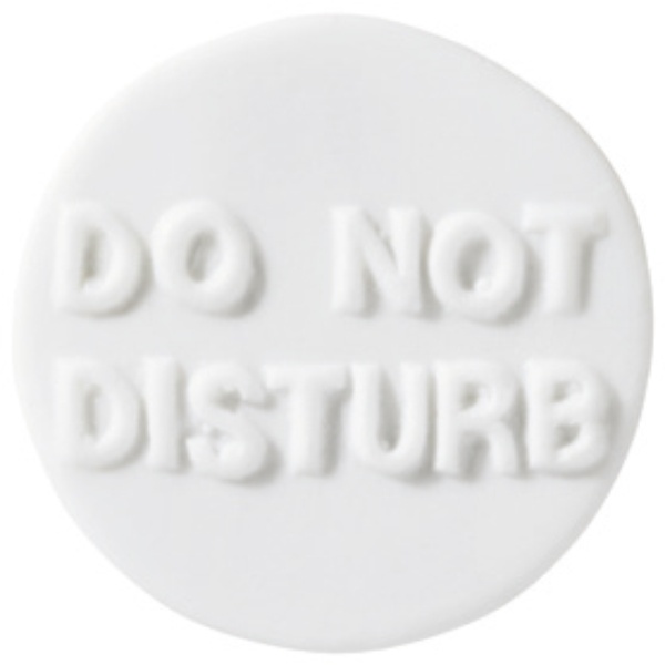 Lieblinge Porzellanbutton "Do not distrub"