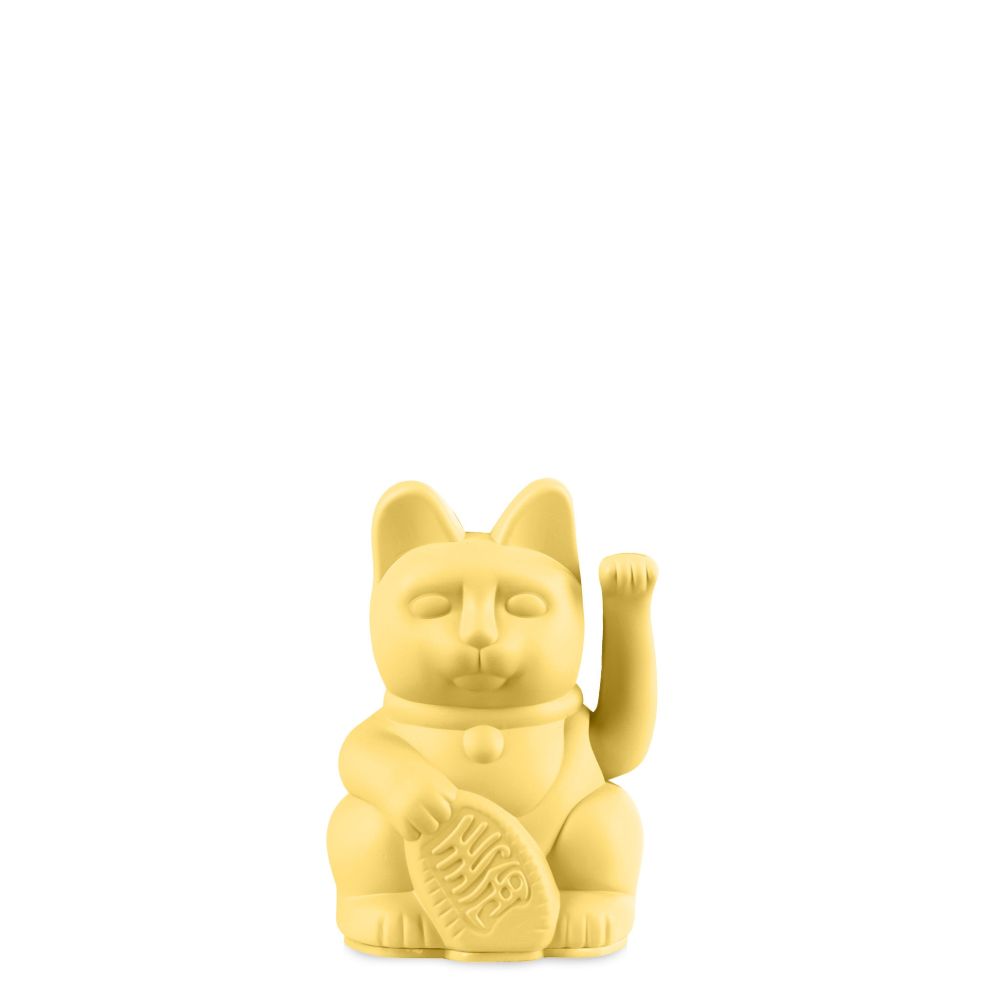 Mini Winkekatze "Lucky Cat Yellow"