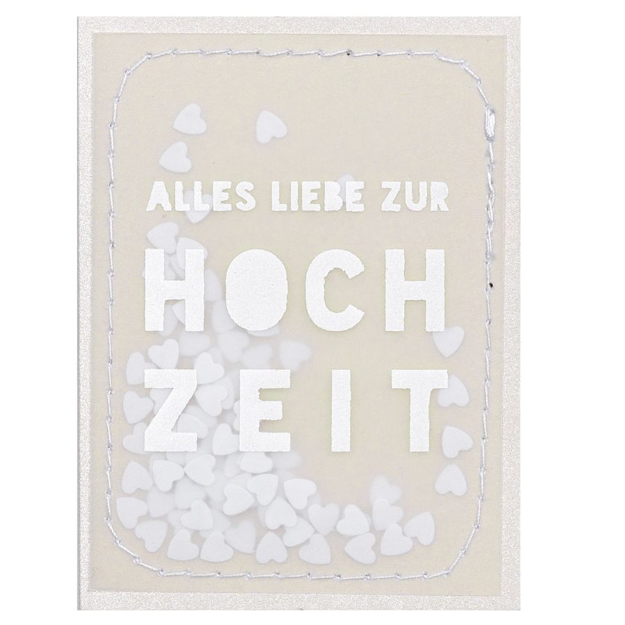 Minikarte "Alles Liebe zur Hochzeit"