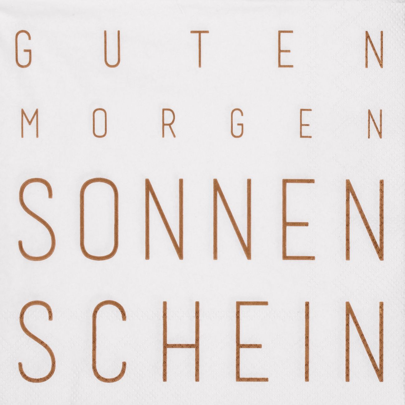 Serviette "Guten Morgen Sonnenschein"