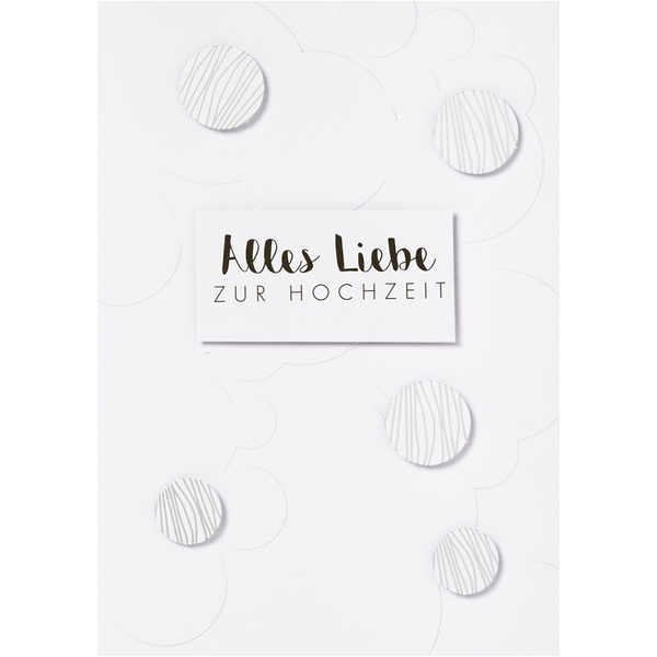 Punkte Karte "Alles Liebe zur Hochzeit"