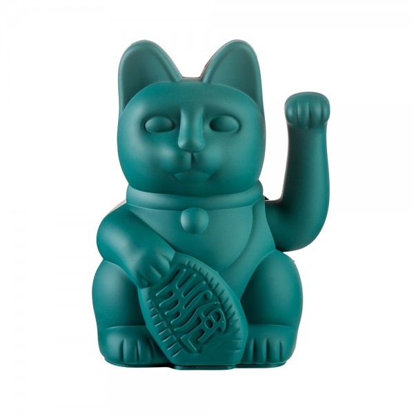 Winkekatze "Lucky Cat Green"