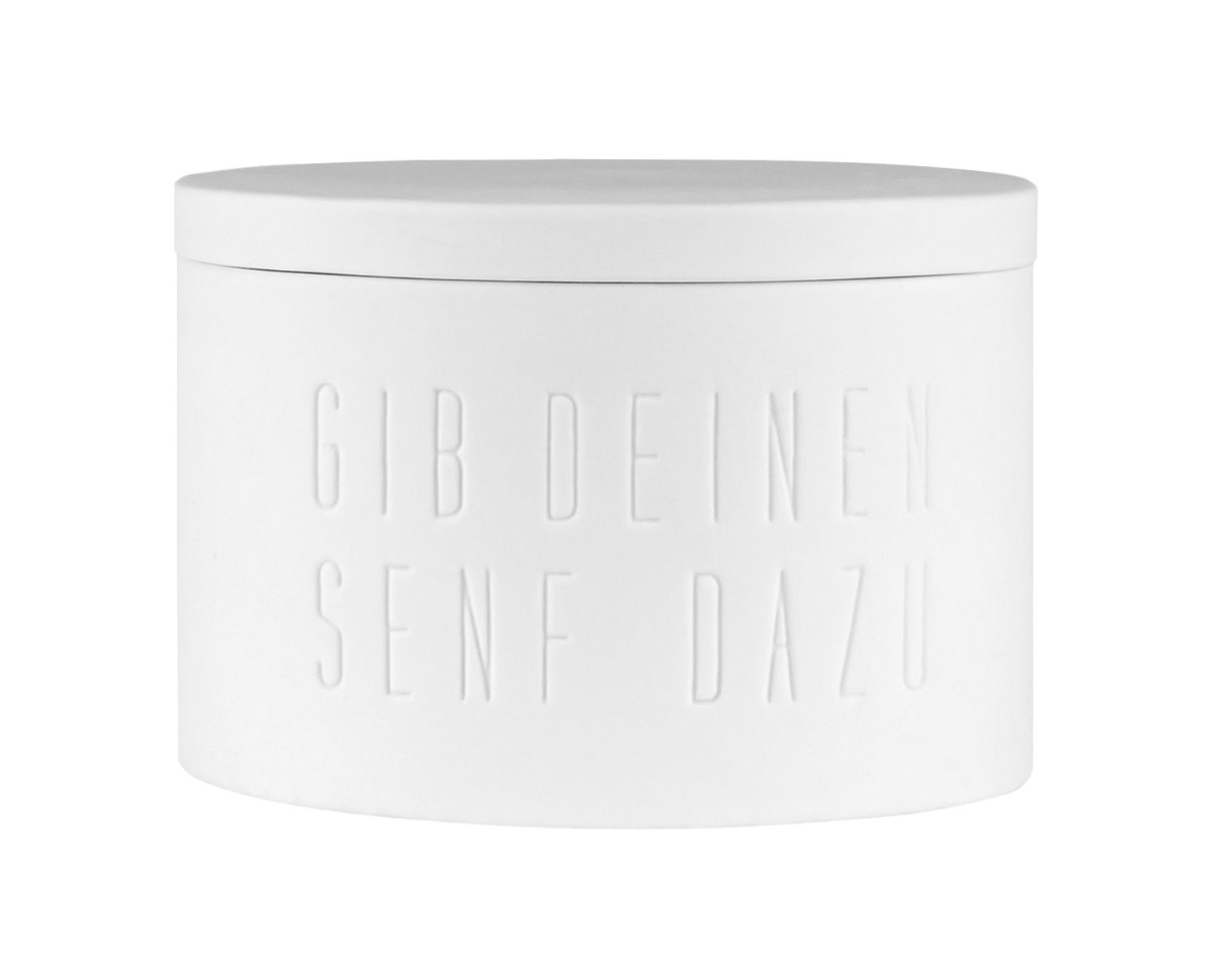 Senftopf "Gib deinen Senf dazu"