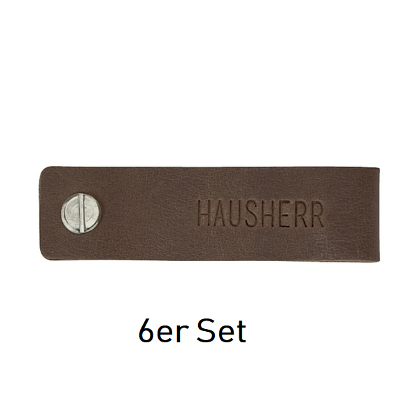 Schlüsselschlaufe "Hausherr" 6er Set