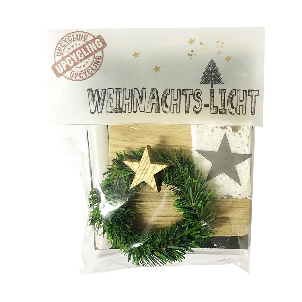 Weihnachtslicht, upcycling