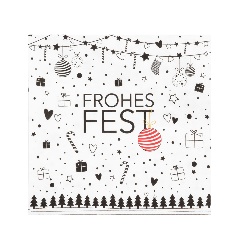 Serviette "Frohes Fest"