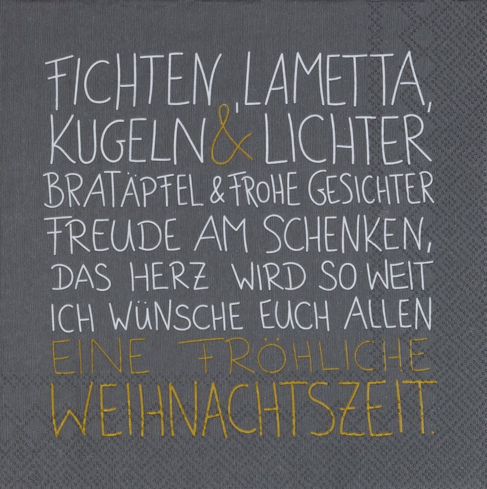 Serviette "Bratäpfel"