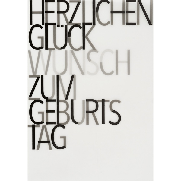 Herrenkarte "Herzlichen Glückwunsch"